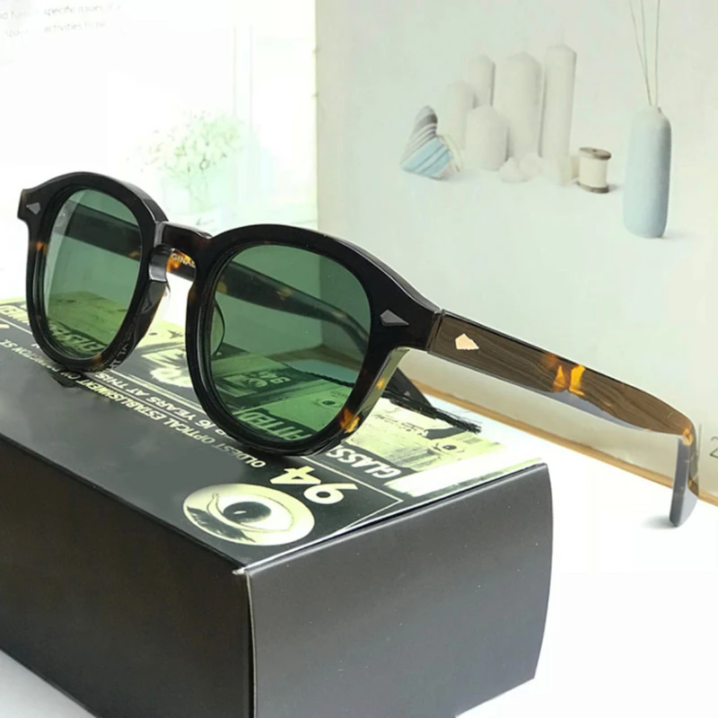 Johnny Depp spolaryzowane okulary mężczyźni kobiety luksusowa marka designerskie okulary przeciwsłoneczne dla mężczyzn i kobiet óculos