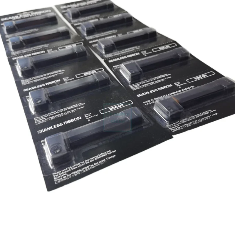 ERC09 ERC-09 ERC09B Preto Roxo Seamless Fita para uso em Apto Para Epson M160 M180 M190 M191G M163 M164 M181 M182