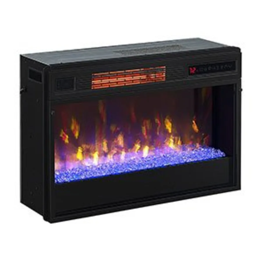 

26 3D SpectraFire Plus Infrared Fireplace Insert with Glass Black 26II342FGT