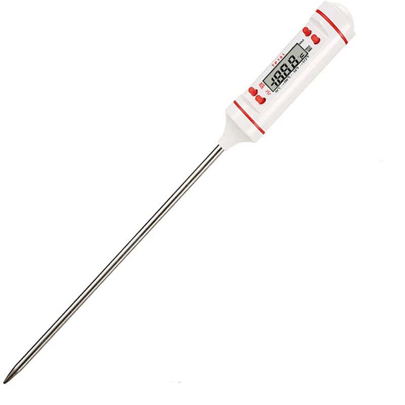 Digital Thermometer With 15cm Long Probe Candle Making Kits Measure Liquid Soy Paraffin Wax Baked Milk Meat BBQ Wax Melts