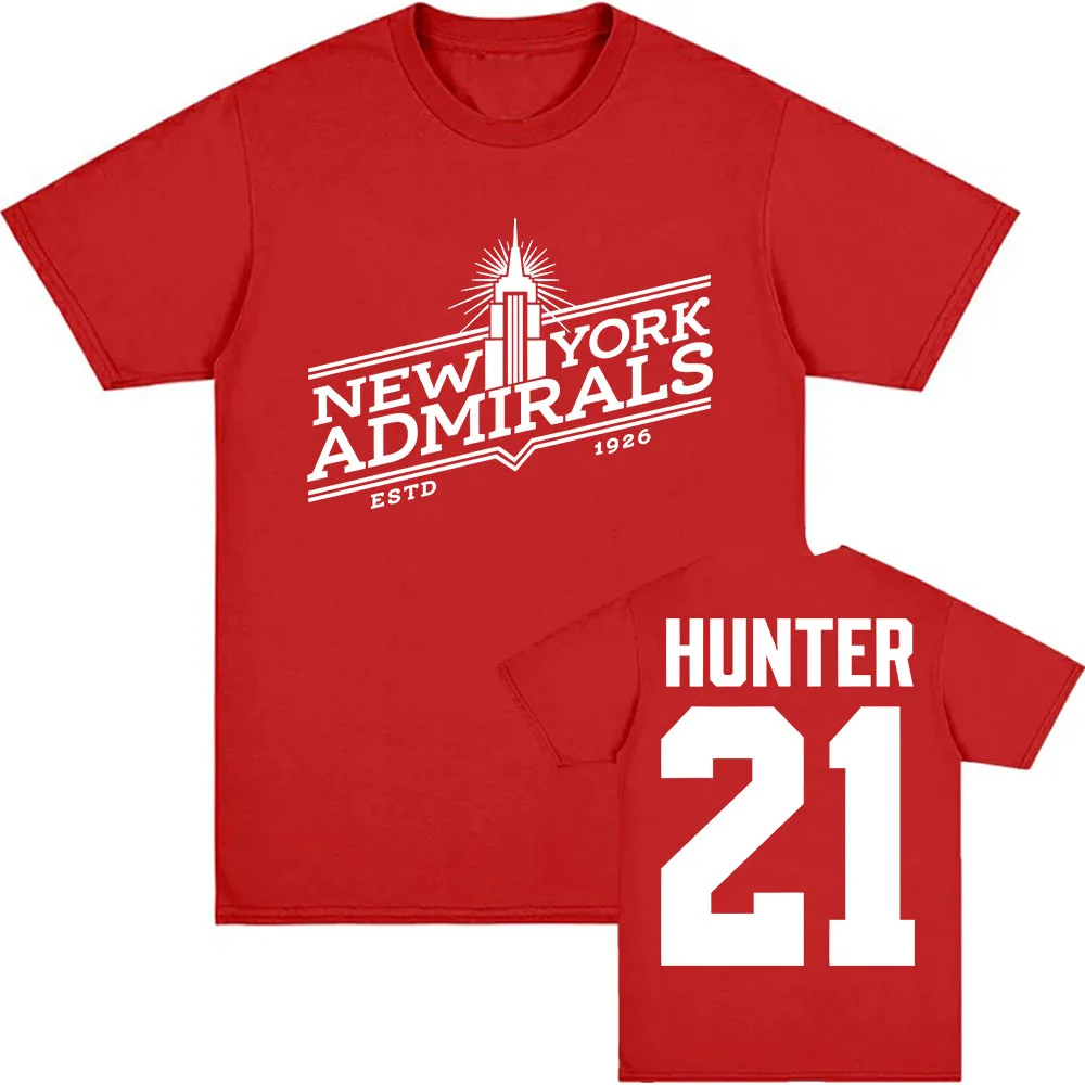 Scott Hunter 21 New York Admirals Tee Heated Rivalry TV T-shirt Cotton Men Women Loose Fashion Tshirts O-neck Graphic Print Tops