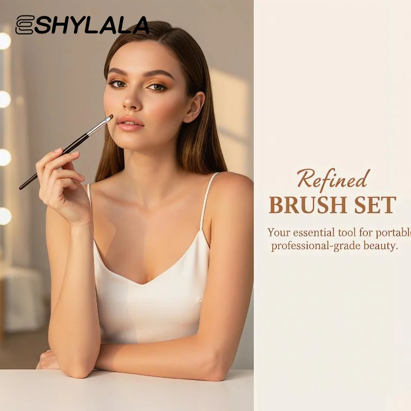 Precision Eye Detail Brush Set 4/6Pcs Ideal for Creating Detailed Eyeshadow Looks Enhance Your Beauty Routine