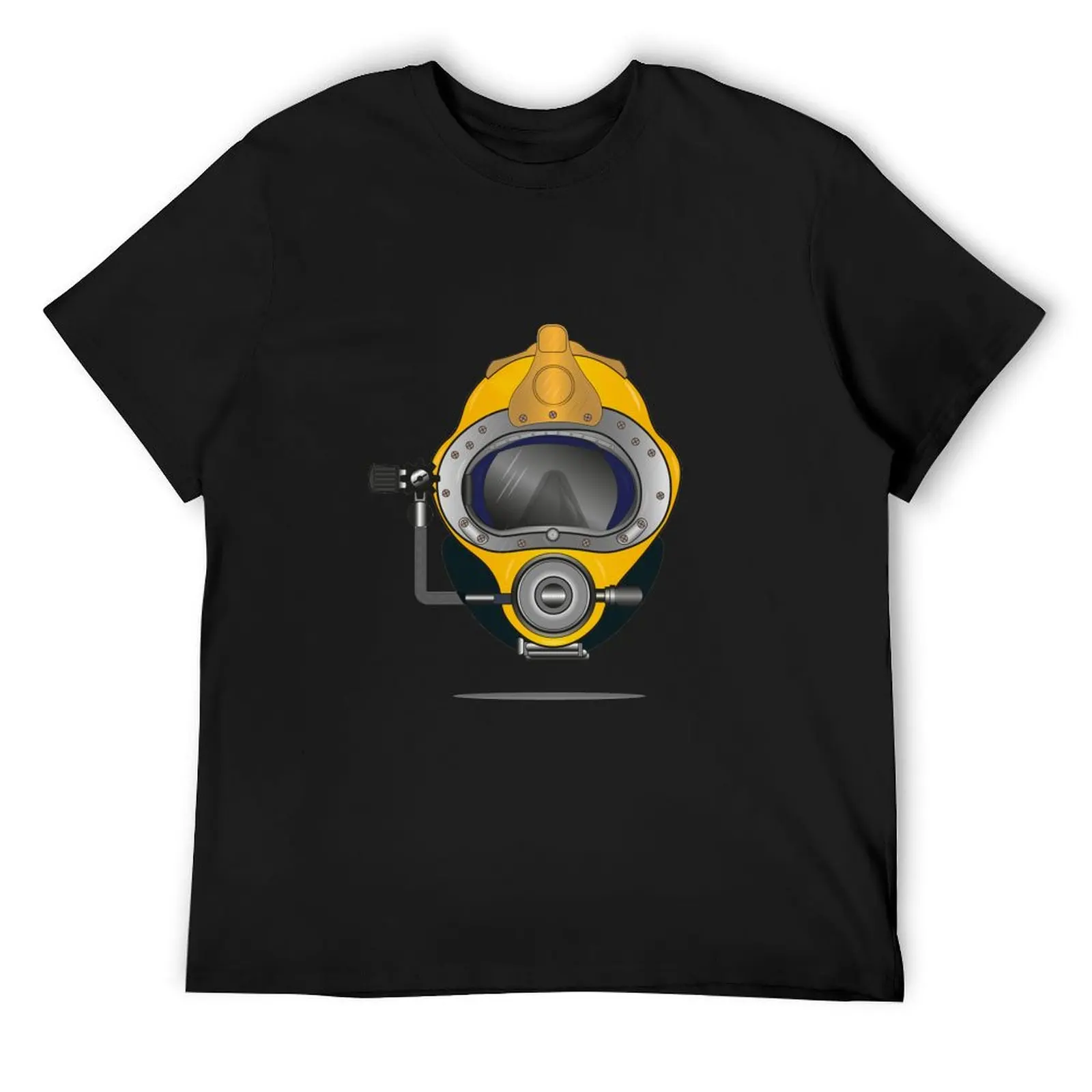 

Yellow Diving Helmet T-Shirt customizeds fashion shirts Louboutins mens fashion