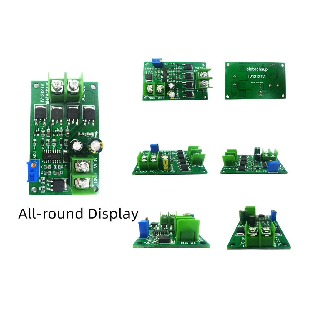 IV1212TA DC 12V To AC 220V Inverter Kit DC-AC 12V Frequency Converter 12W 50Hz Square Wave Signal Generator Module Board