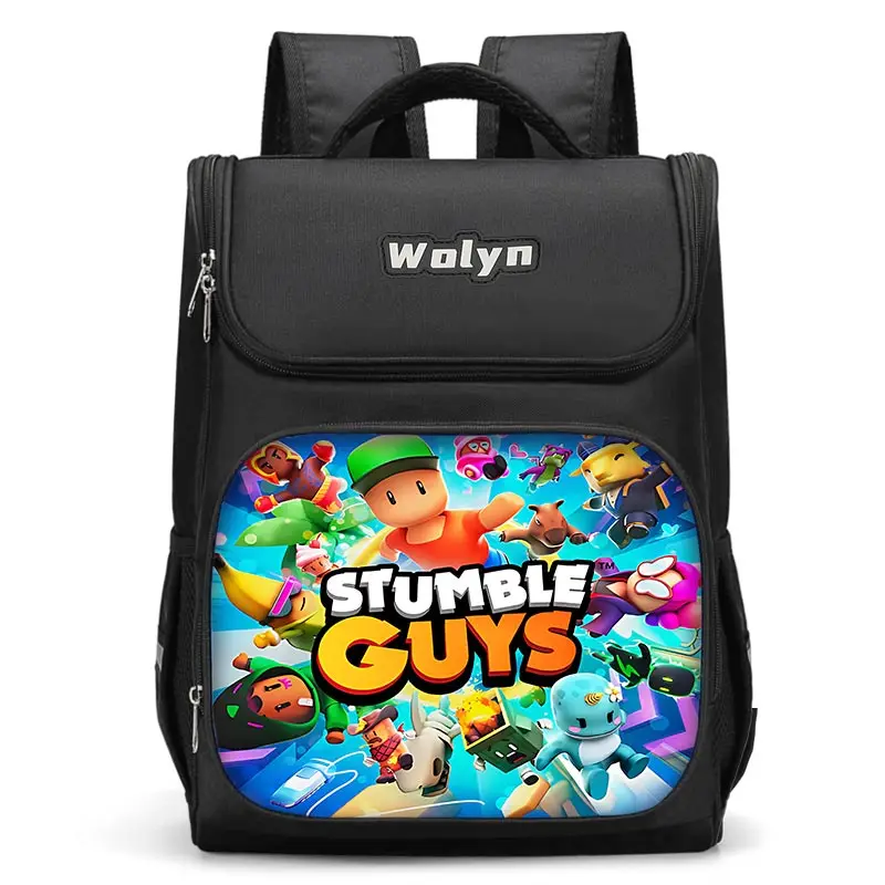 Stumbles Guyss Large Child Backpack Boy Girls School Bag For Men Women Traveling Backpack Durable and Multi Compartmen