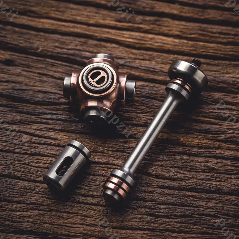 LAUTIE X Bone Fidget Spinner Fingertip Gyro 2099 Series Cool Gadget Anxiety Toy Office Stress Relief Gadget Metal Fidgeting toys