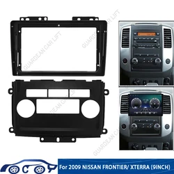 For 2009-2012 NISSAN FRONTIER/ XTERRA (9INCH)Car Radio Fascias Android GPS MP5 Stereo Player 2 Din Head Unit Panel Dash Frame