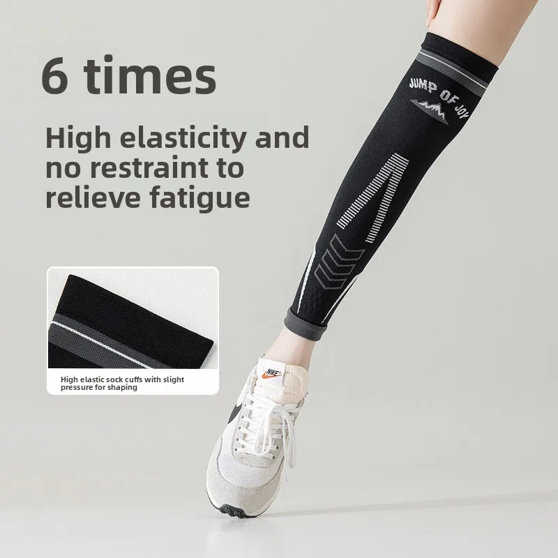 New Pressure Socks Women's Sports Fitness Leg Socks Knee Leg Cover Professional Running Jump Rope Riding Yoga Knee Socks. - view 4