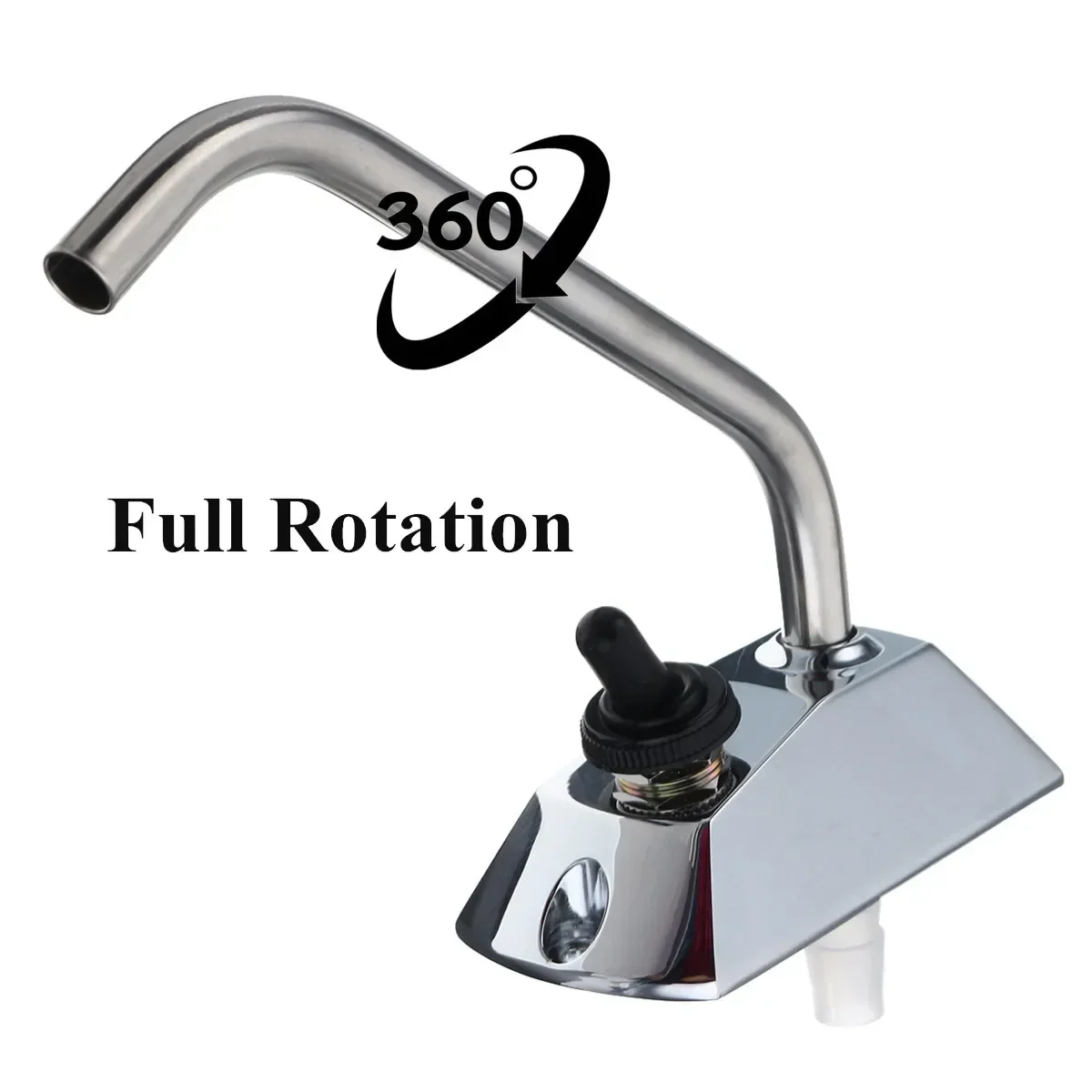 12V Electrically Controlled Faucet of RV Water System Automatic Drainage Tea Bar Faucet for Water Tank Pump Boat Caravan Camper