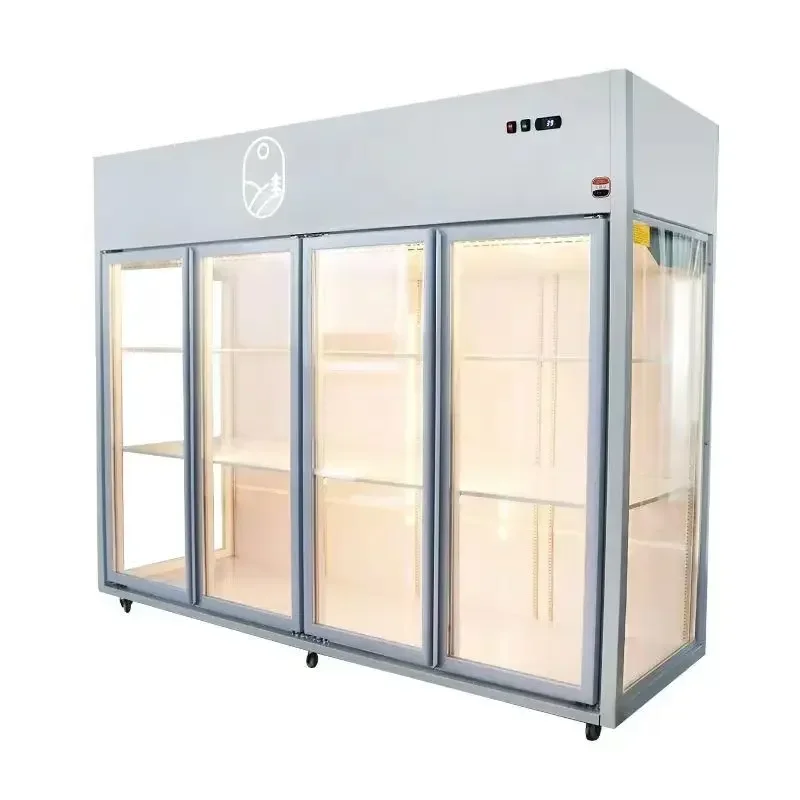 Large Capacity Flower Luxury Commercial Showcase Cabinet