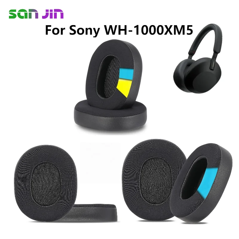 

Replacement Earpads for Sony WH-1000XM5 Headphones Cooling Gel Ear Pads Cushion Sleeve Earmuffs