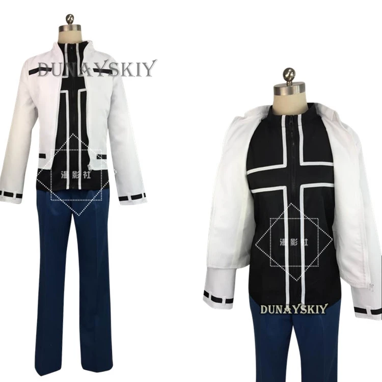 Kyo Kusanagi Cosplay Costume parrucca King of Kyo Fighter White Coat Game KoF Role Play Men Fighter Classic Outfit Halloween Party