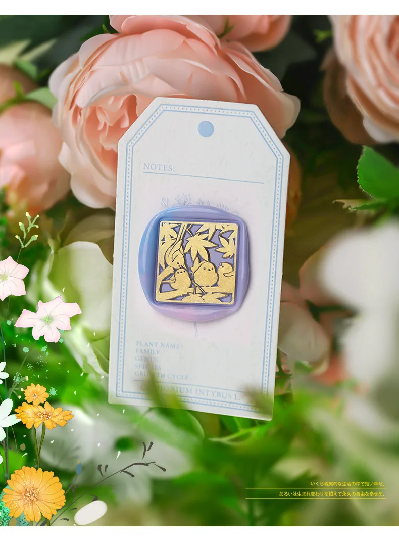 Wax Seal Stamp Cute Animals Stamp Head For Cards Envelopes Festival Invitations Scrapbooking Fire Paint Sealing Head