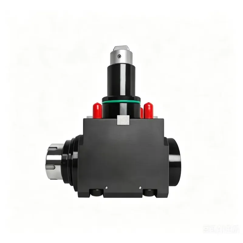 BMT 90 Degree Radial Live Tool Holder with Internal Coolant Through ER25 ER32 ER40 Driven Tool Block for CNC Lathe