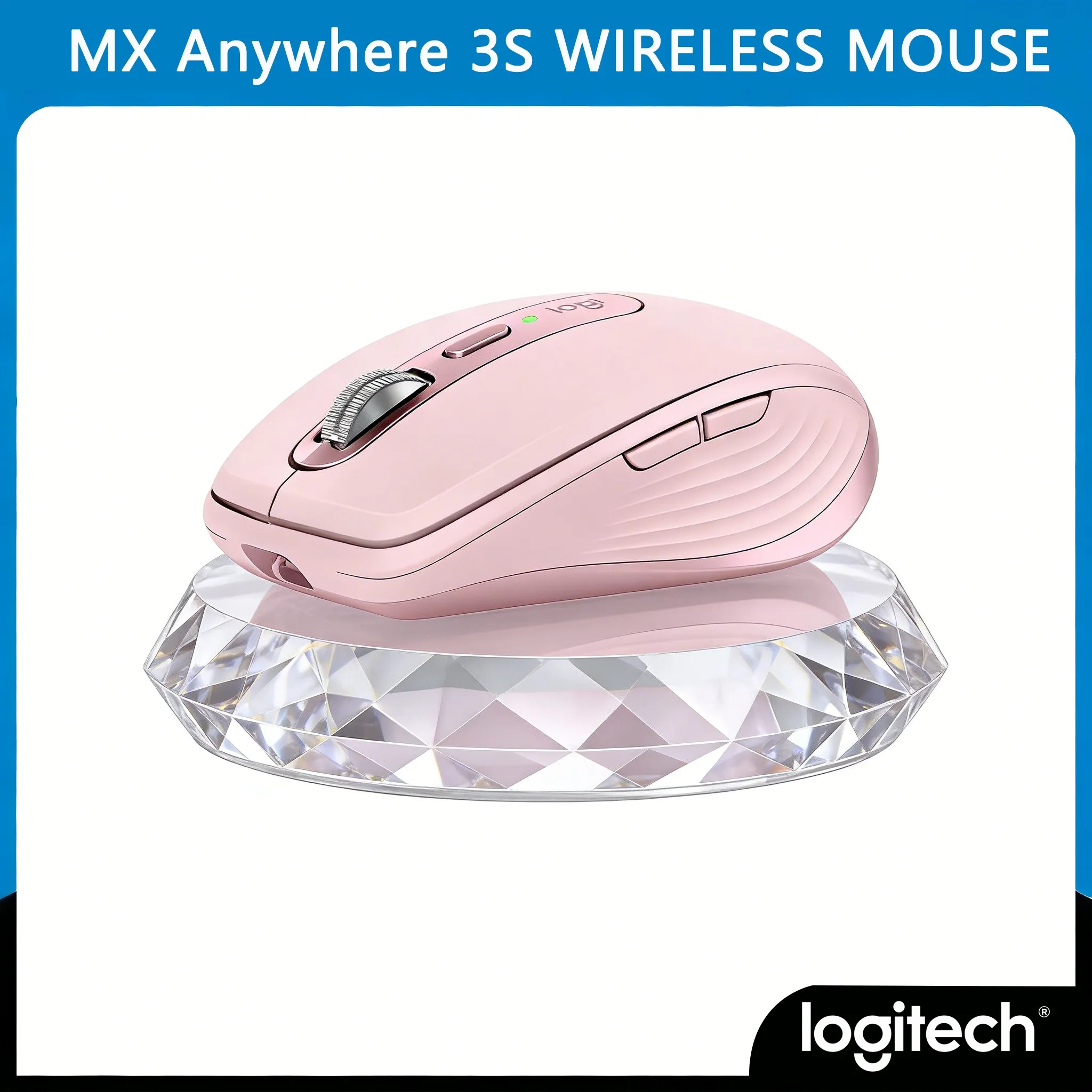 Logitech  MX Anywhere 3S /M650  Glass Tracking Mouse 8000DPI 99g Portable Compact Design