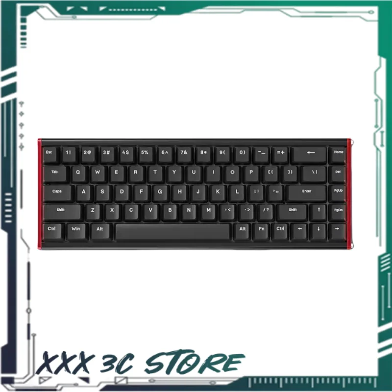 

ALUX68 Wired Gamer Mechanical Keyboard 68 Layout RGB 8000K Hot Swappable E-sports Gaming Accessories Magnetic Axis Keyboard