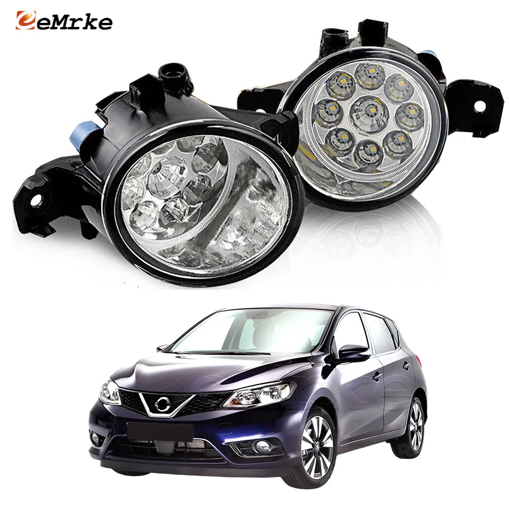 

Upgrade Led Fog Lights Lamp Assembly DRL Car PTF Accessories for Nissan Pulsar Hatchback C13 VI Europe 2014 2015 2016 2017 2018