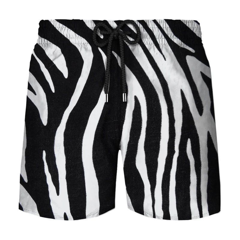 Fashion Tiger Skin Graphic Beach Shorts Pants Men 3D Printed Hawaii Swim Trunks homme Swimsuit 2023 Summer Cool ropa Ice Shorts