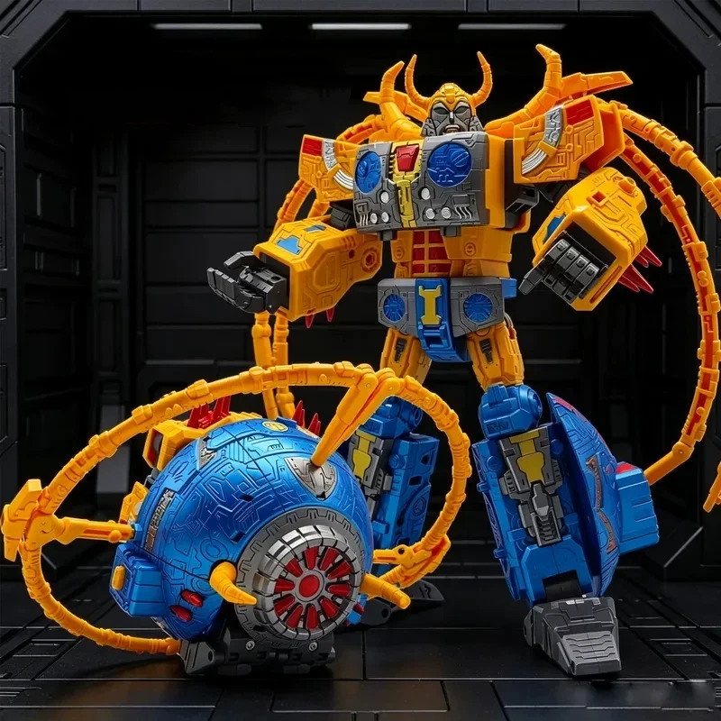 Figura de Acción de Robot Transformable Unicron Planet de 30 cm, Devorador Cósmico, Unicron Oscuro, Modo Planeta Deformable, Modelo Coleccionable, Juguete de Regalo