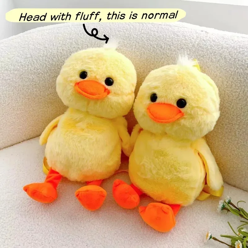 Small Yellow Duck Plush Bag New Cute Shoulder Bag Girls Outing Backpack Korean Version of The Hundred Animal Cartoon Bag