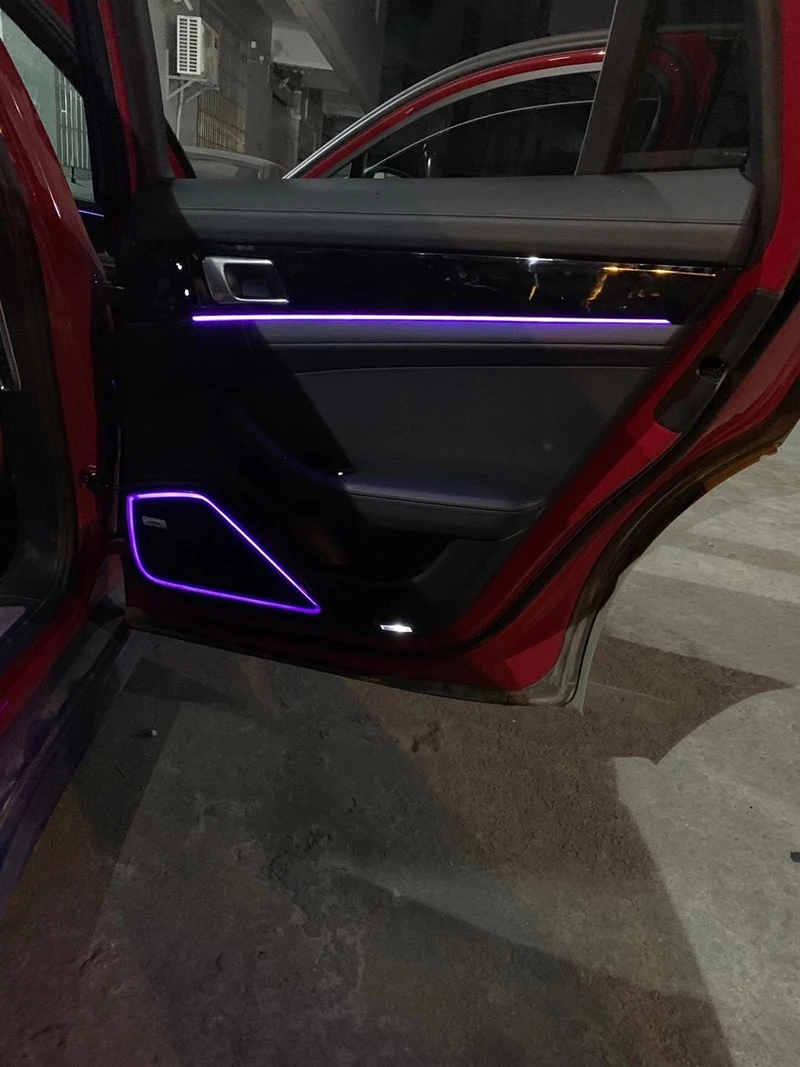 For Porsche Panamera 971Colors Interior Atmosphere Light Ambient Light Door Contour Lights 2017-2021