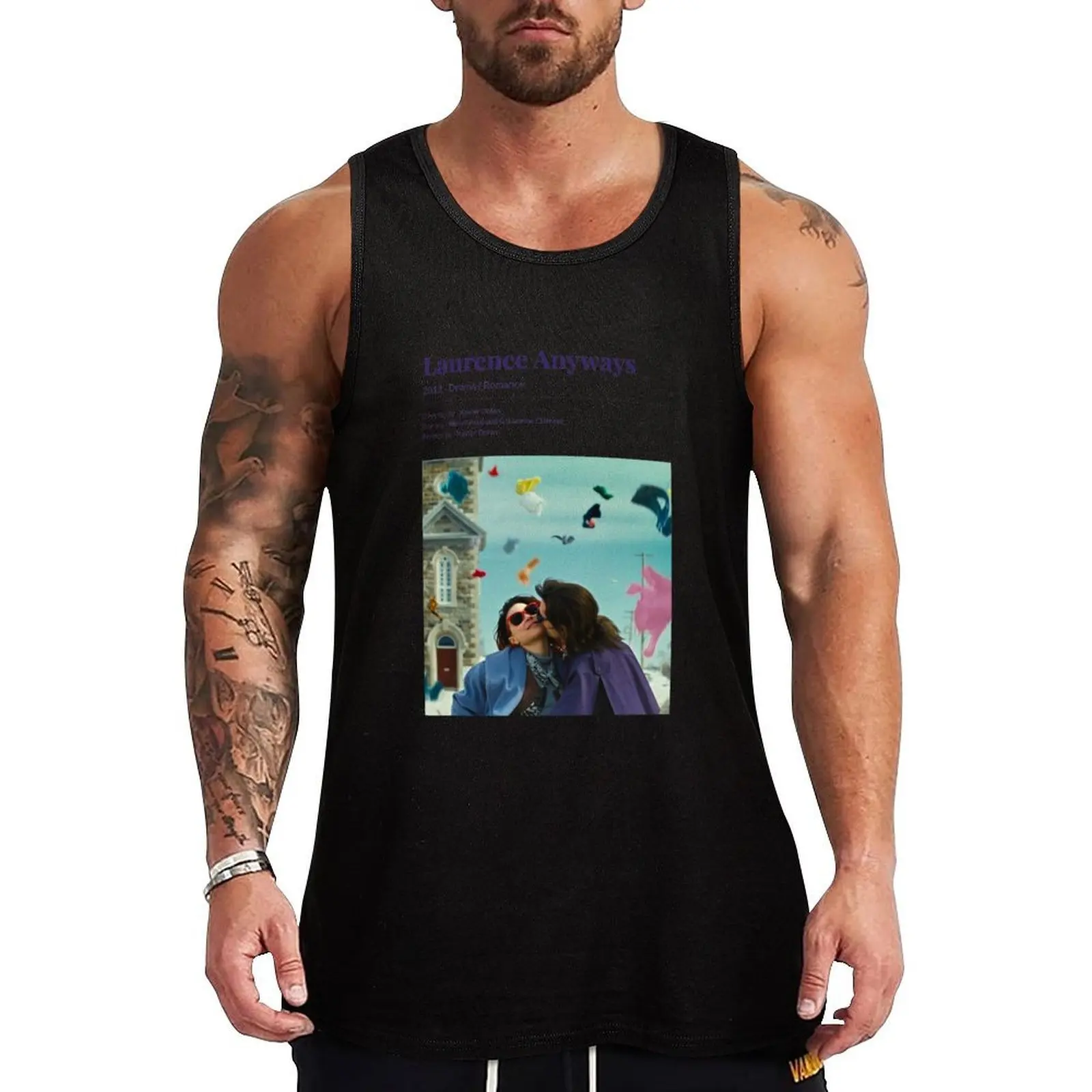 Laurence Anyways (2012) Xavier Dolan Movie Tank Top Modern Print Tank Top Contemporary Graphic Shirt