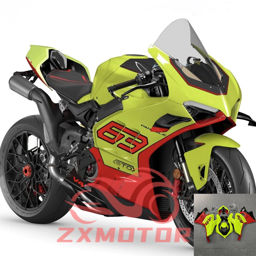 V4S 2023 2024 Cool Fairing Kit for Ducati Panigaie V4 23 24 Motorcycle ABS Aftermarket Fairings Bodywork Panel Set New