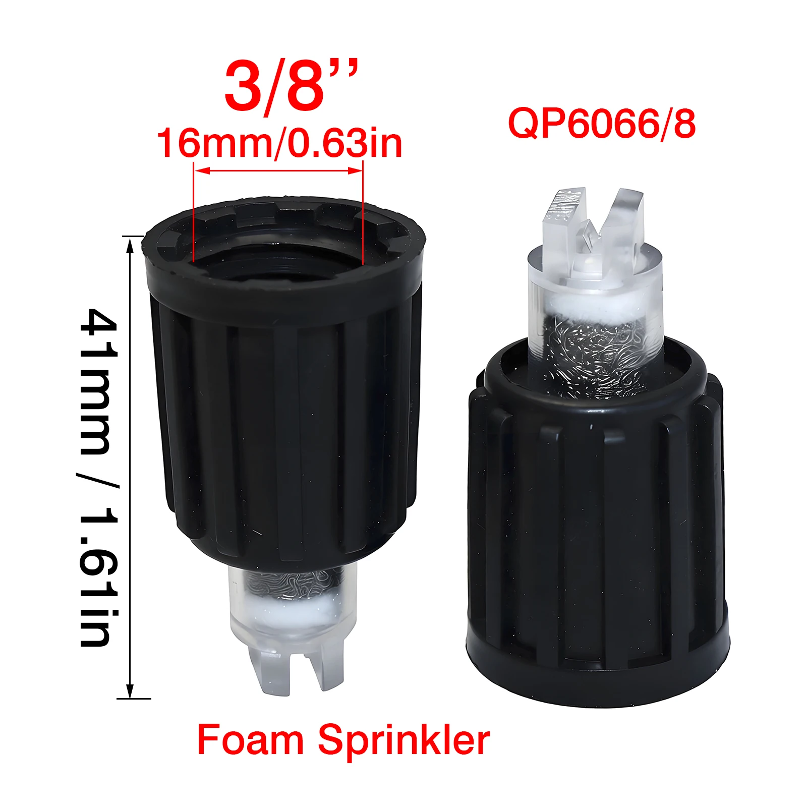 2 Pcs 3/8 Inch Foam Sprinkler  - Foam Cannon Car Wash 评论和价格
