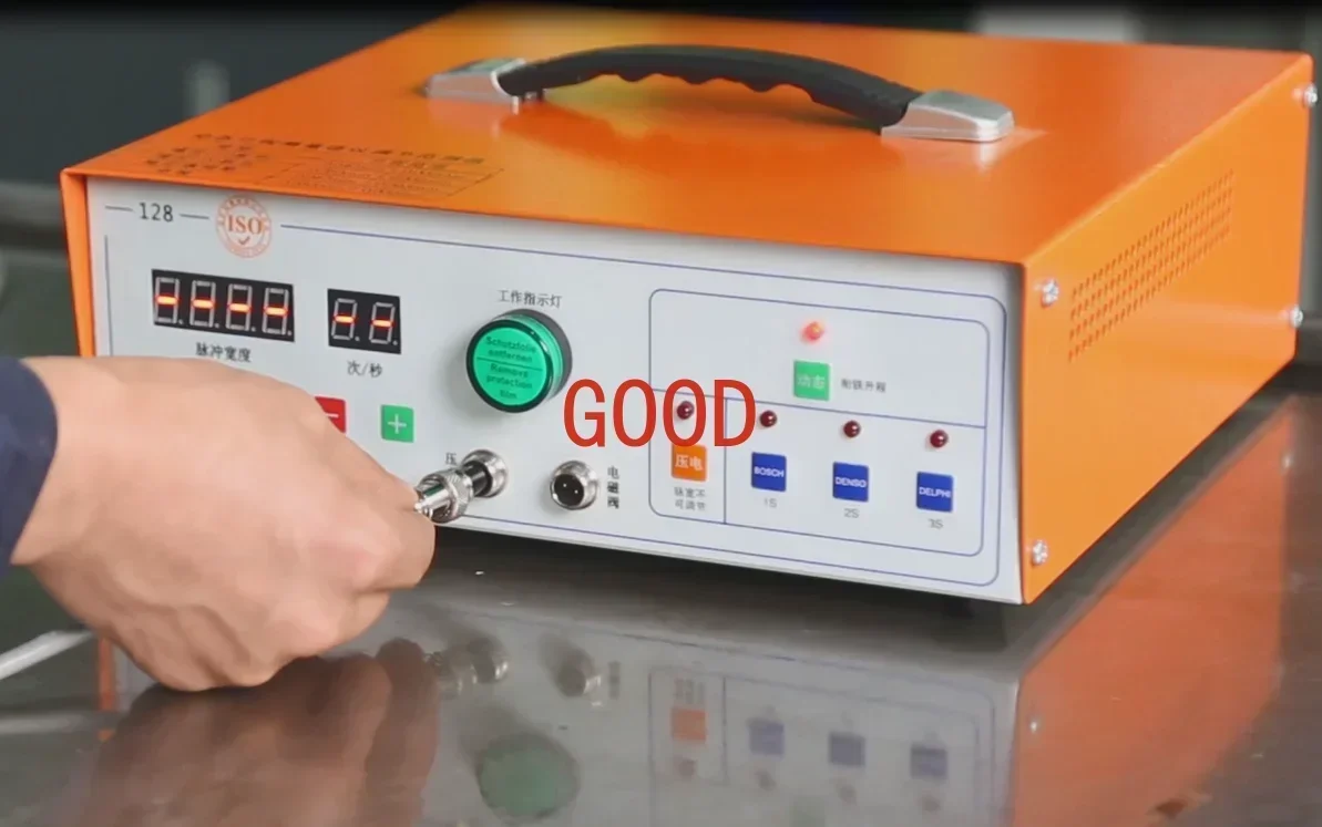 128 Common rail fuel injector tester stage 3 crdi injector repair tool testing simulator Common rail simulator view 5