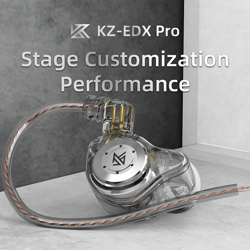 KZ EDX Pro Earphones HIFI Bass Earbuds In Ear Monitor Headphones Sport Noise Cancelling Headset New Arrival For ZSN PRO ZSX AZ09