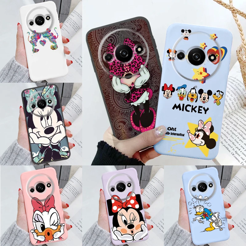 Per Redmi 14C 14R A3 Pro A3x 9 Nota 8 Pro 9S 9 Pro Max 9 Poco C61 M2 Pro X3 NFC X3 Pro Carino Topolino Minnie Popolare TPU Cassa Del Telefono
