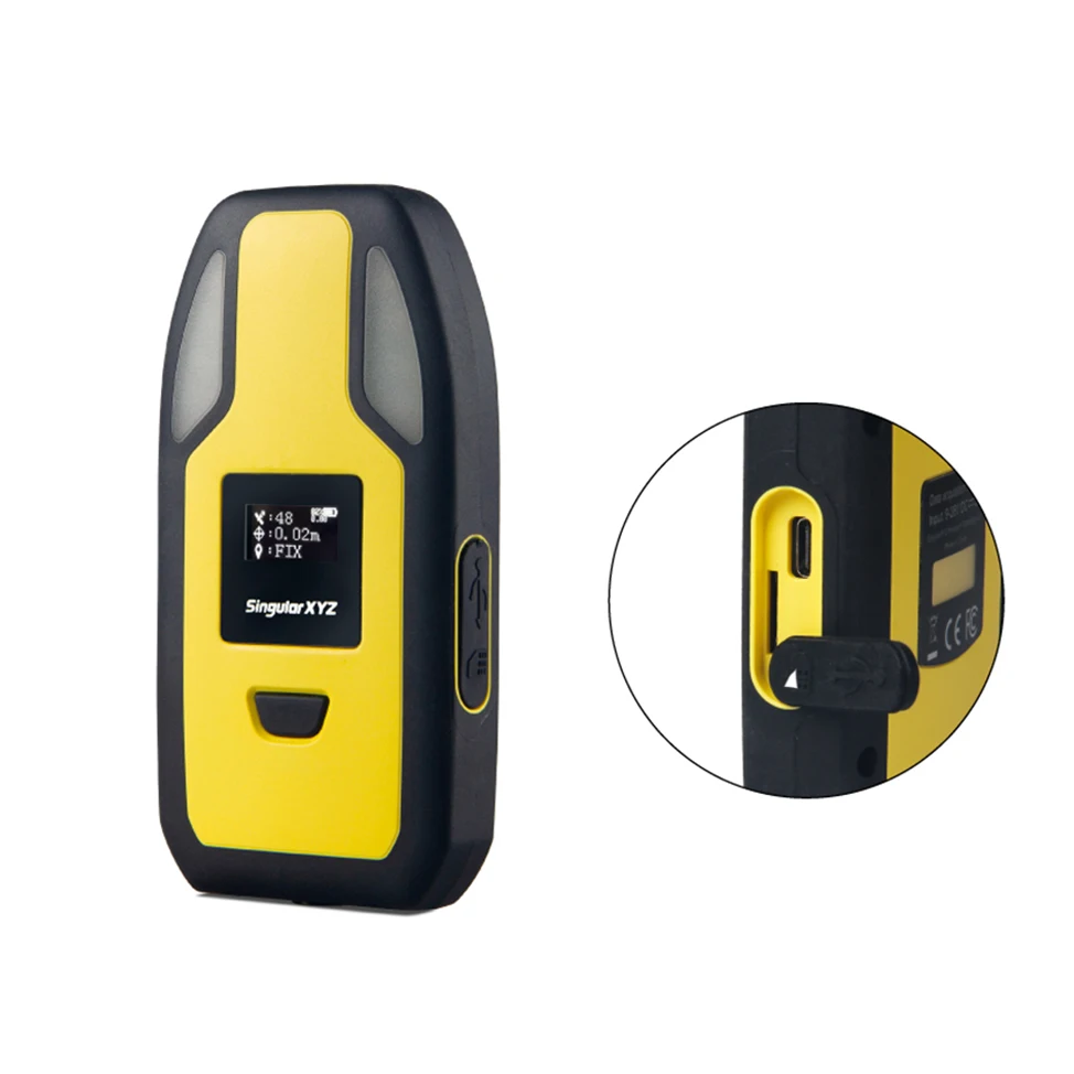 

Singularxyz Budget Friendly P2 GNSS Receiver RTK Rover Achieve cm Level Precision Personnel Tracking RTK Survey GNSS Rover