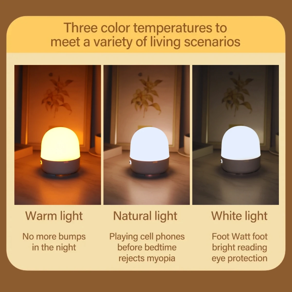 ضوء ليلي لرأس السرير يعمل باللمس وجهاز تحكم عن بعد مناسب لغرفة النوم وغرفة المعيشة والمكتب المحمول ومصباح بجانب السرير