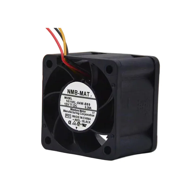 NEW ORIGINAL 1611KL-04W-B59 DC12V 0.39A 4028 40x40x28mm COOLING FAN RADIATOR