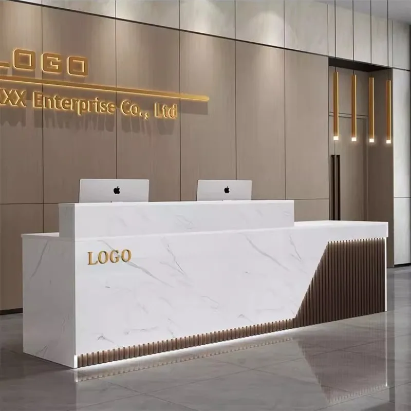 

Simple Modern Reception Desks Office Beauty Luxury Decorations Hair Salon Escritorio Salon De Recepcion Luxury Furniture