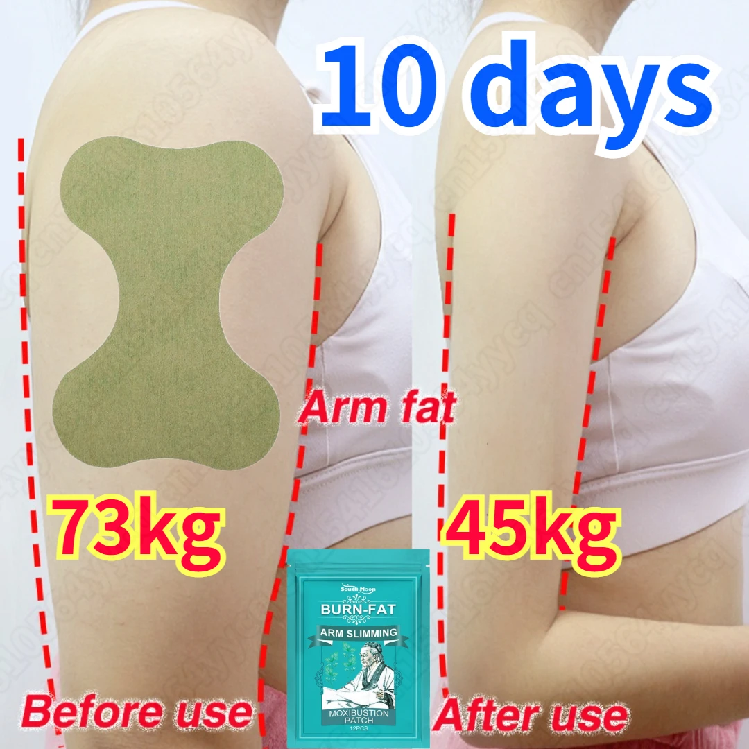 

120Pcs Herbal Men Women Slimming Arm Tummy Pellet Navel Patches Stickers Lose Weight Fat Burning Slimming Patch Health