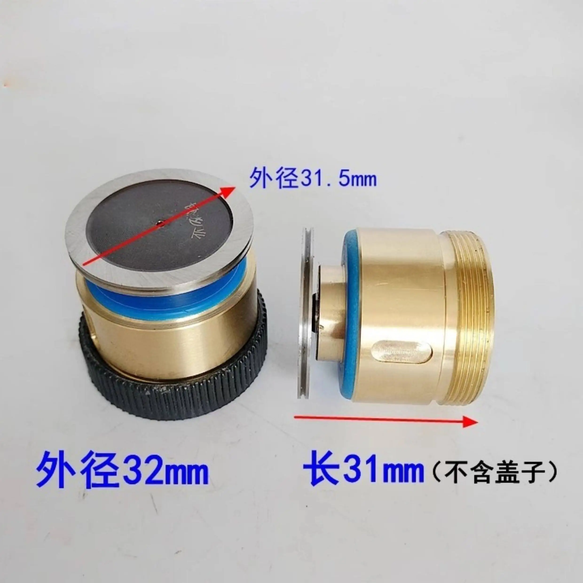1 Piece, Wire-cut Single-sided Guide Wheel Assembly, Outer Diameter 32*37.5 Waterproof Guide Wheel