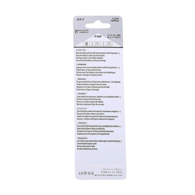 5/10pcs CR1220 High Power Button Cell Battery Coin Battery Coin Cell 3V Button Battery for Watch Remote Key Power Supply