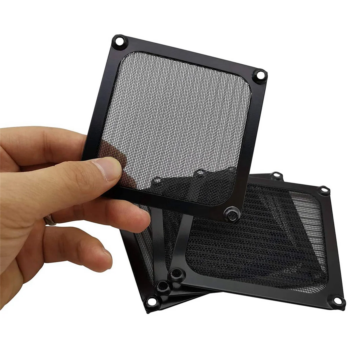 10 PCS Computer Fan Filter Grills Aluminum Dustproof Cover Dust Filter for PC Cooling Chassis Fans 90mm Fan