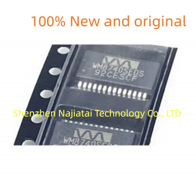 

5PCS/LOT 100% New Original WM8740SEDS/RV WM8740SEDS WM8740 SSOP28 IC Chip