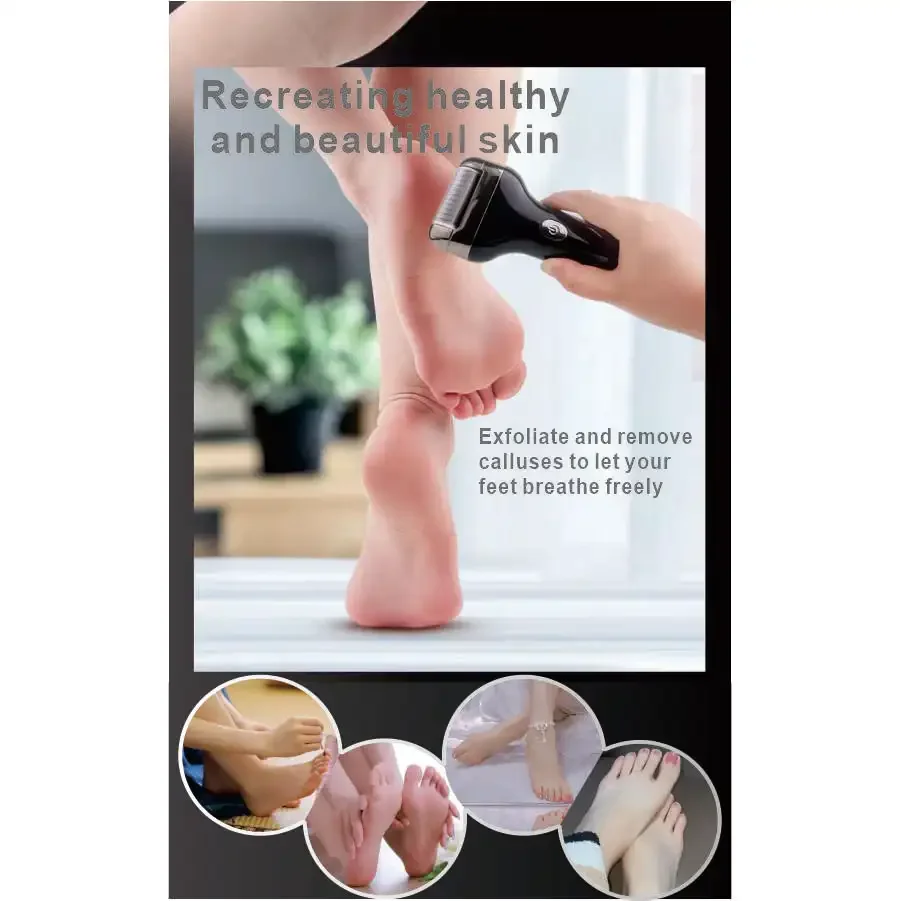 

Electric digital display grinding foot treatment tool IPX6 waterproof professional foot care tool dead hard skin scab remover