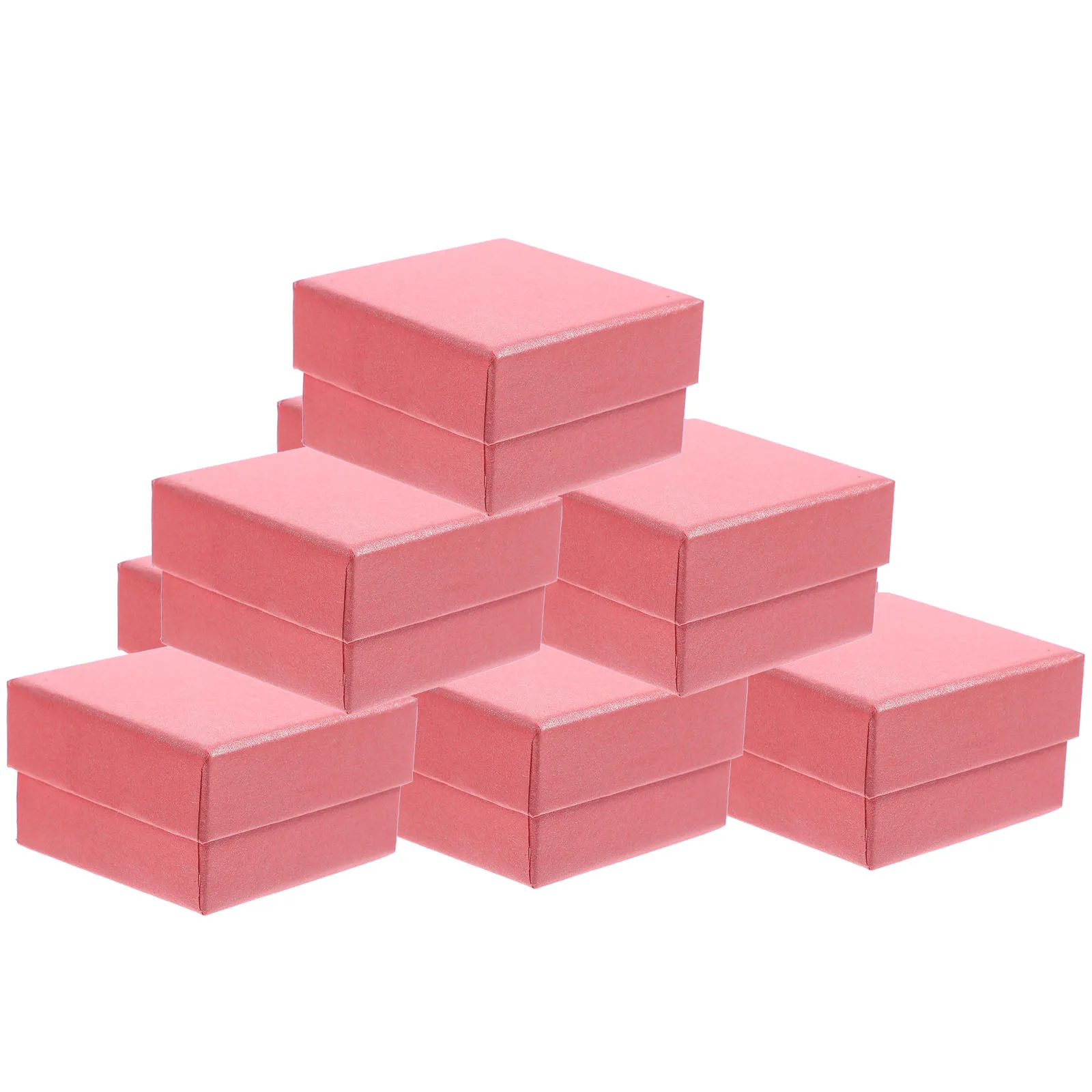

10Pcs Jewelry Boxes Gift Packaging Small Jewelry Organizer Cases with Sponge Inserts for Necklaces Rings Earrings Storage