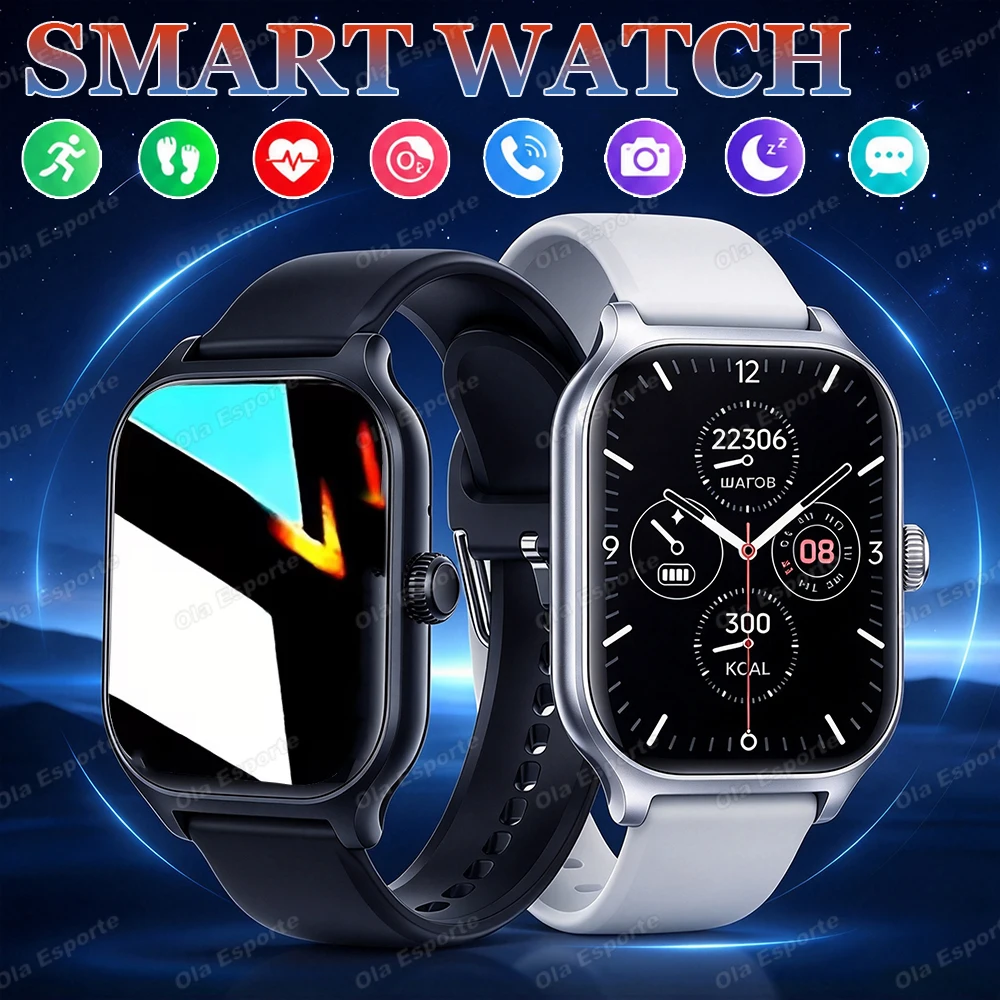 Outdoor Sports Smart Watch Men's 2027 Health Monitoring Weather Bluetooth Call Sedentary Reminder Sports Women's Smartwatch H10