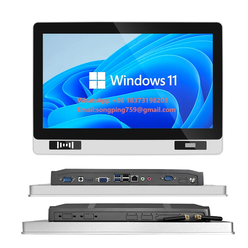 

Industrial Control All-In-One Touch Industrial Touchscreen Panel Pc Station With Nfc and QR for Industry Automation Production