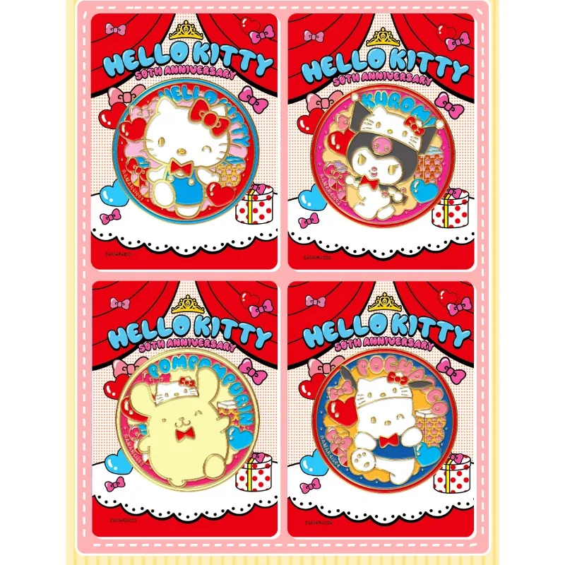 Kawaii Sanrio Cards Cartoon Kuromi Hello Kitty Cinnamoroll My Melody Collectible Game Trade Cards Children Toys Christmas Gifts