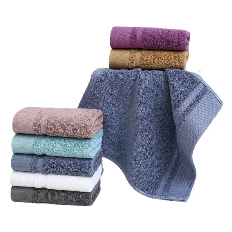 10pcs/lot 35*35CM 55g Soft Cotton Square Towel Square Handkerchief Face Hand Small Towels for Adult Kids 7 Colors Customer Logo