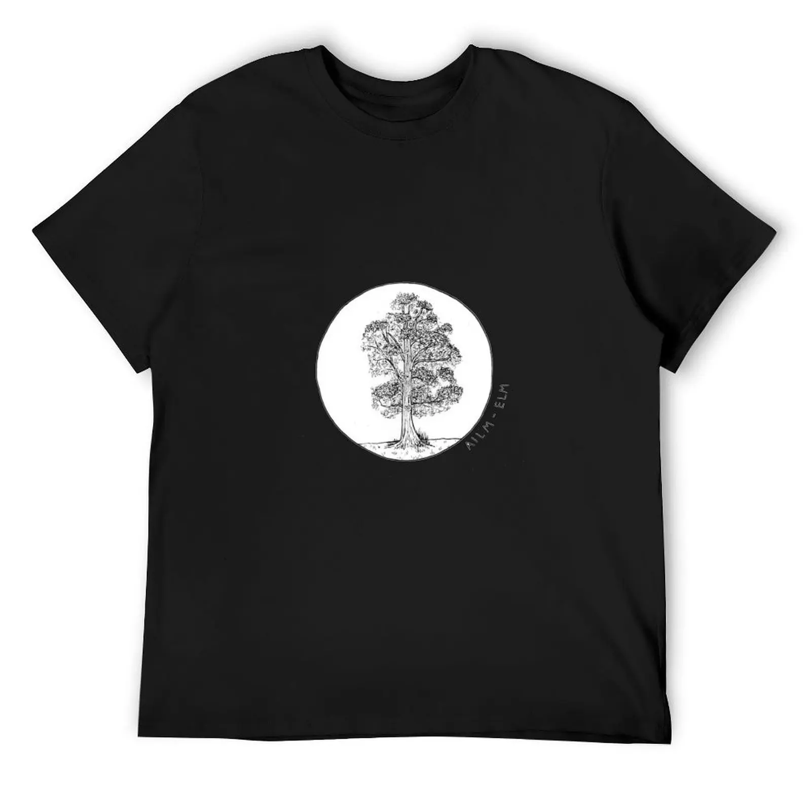 Ailm (Elm) Gaelic Tree T-Shirt anime figures blanks customs mens funny t shirts