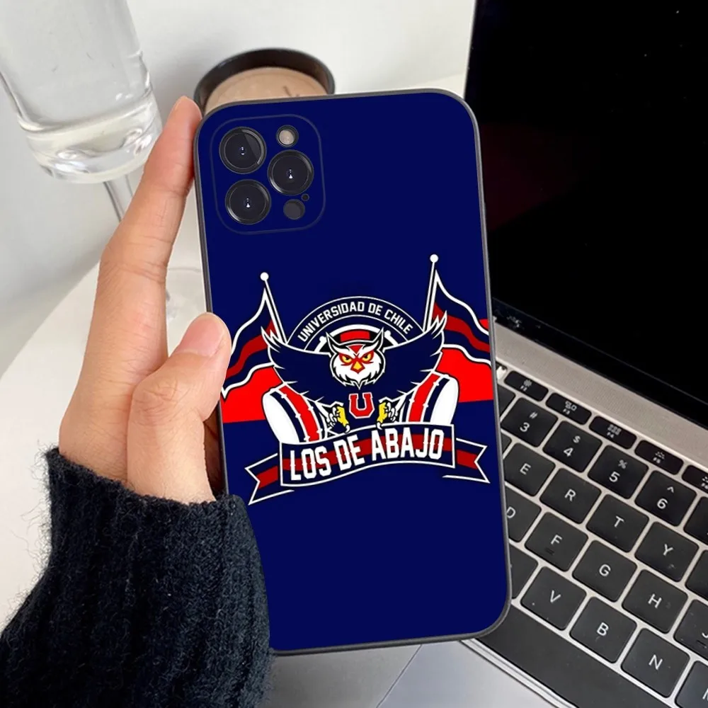 Chile U-University Logo Phone Case Silicone Soft For Iphone 16 15 14 13 12 11 Pro Mini XS MAX Plus X Cover - náhled 3