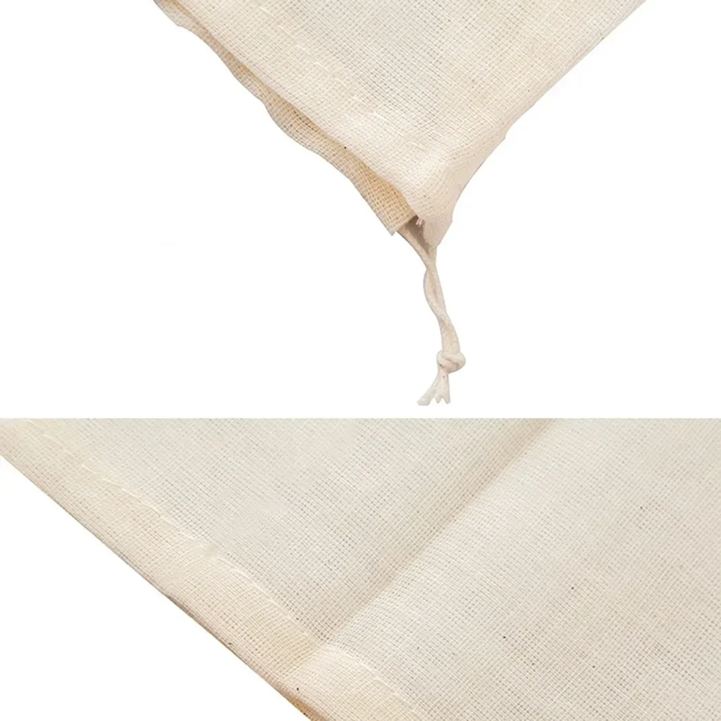 Eco Friendly Drawstring Mesh Bag For Tea Coffee And Soup Preserve The Earth While Enjoying Delicious Beverages