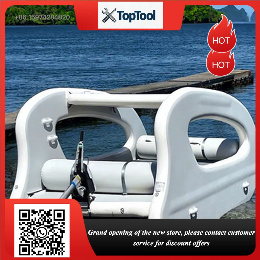 Large Inflatable Floating Game Island, Solar Electric Hover Craft, Floating Platform for Fishing & Water Sports
